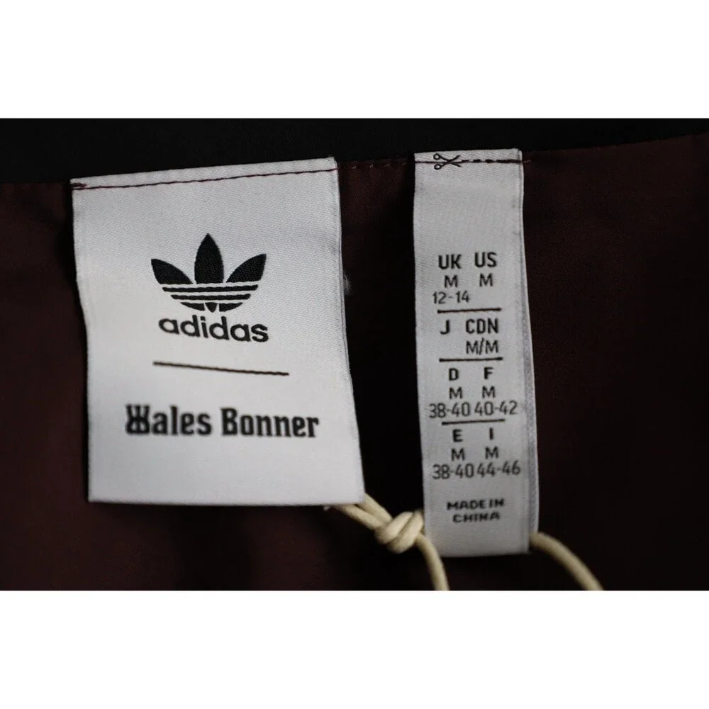 adidas x Wales Bonner Women Satin Skirt Black Size M JW6244 NWT $250